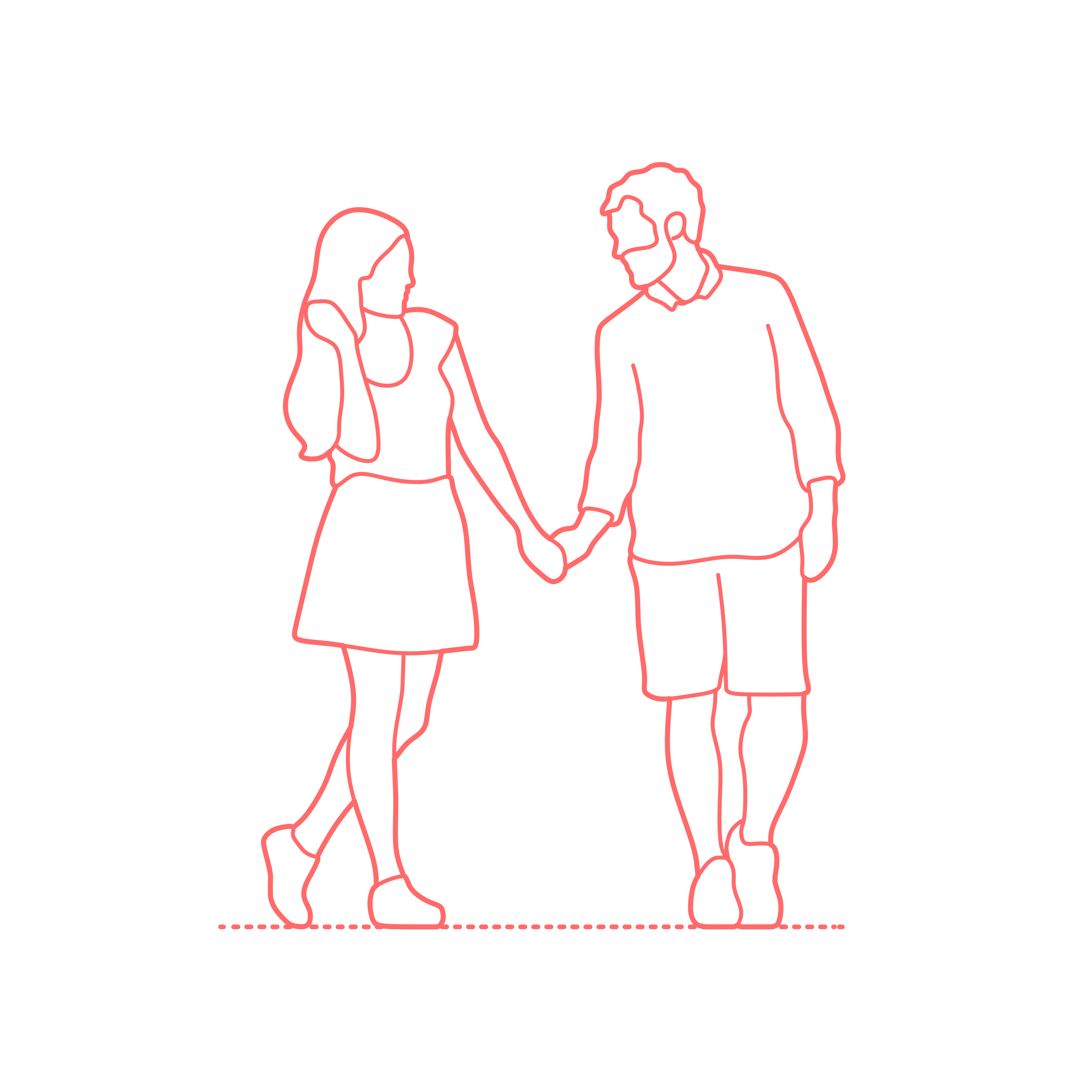 Humans Poses Holding Hands Young Adults Men Women Front Tracing Svg Vector Free Vectors